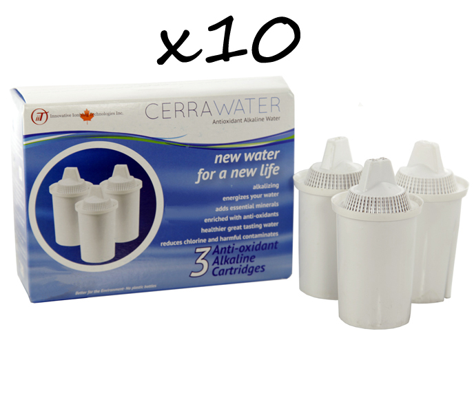 10 Cerra Water Replacement Filters (3 pack)