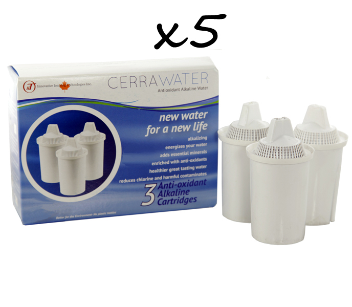 5 Cerra Water Replacement Filters (3 pack)
