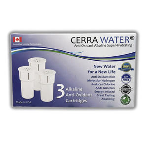 Cerra Water Replacement Filters [3 pack] (Made in USA)