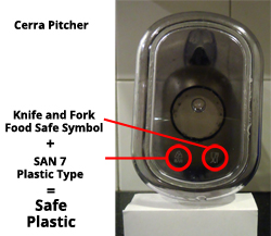 cerra pitcher safe plastic