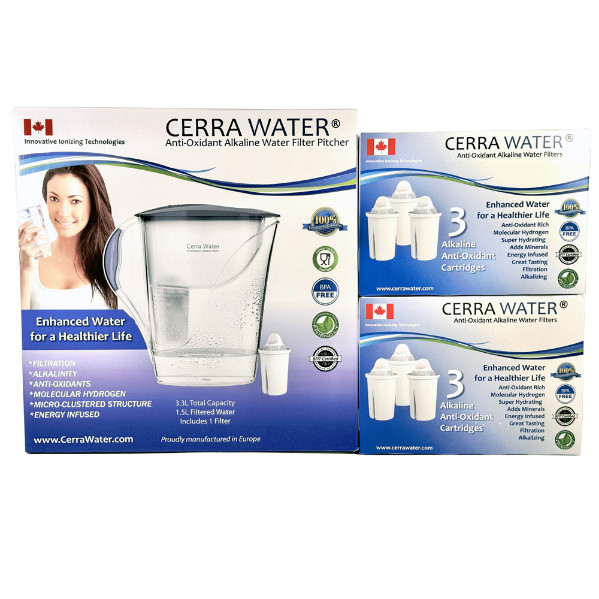Cerra Water Pitcher Starter Bundle - Click Image to Close